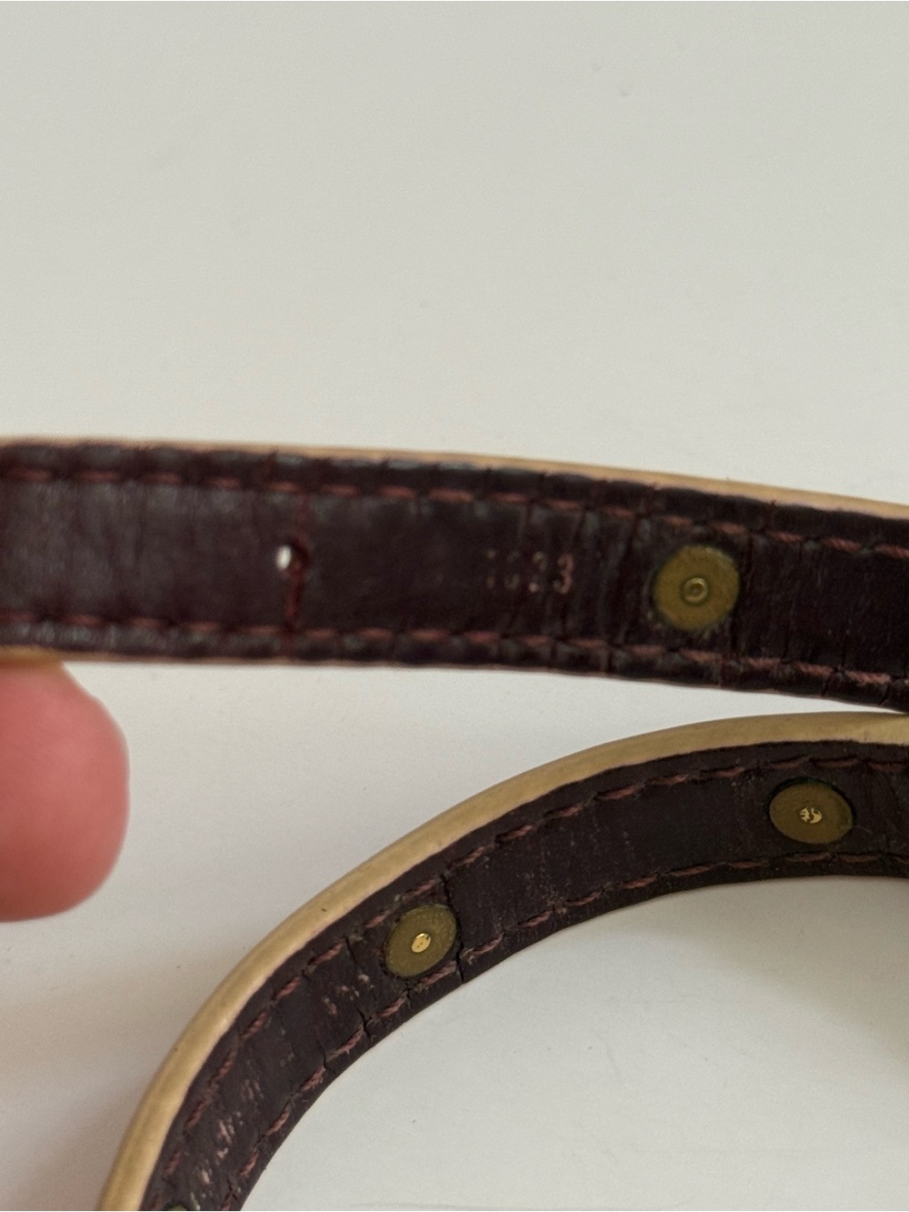 Louis Vuitton Suhali Stud Leather Black bracelet 🌟 - Picture 6 of 8